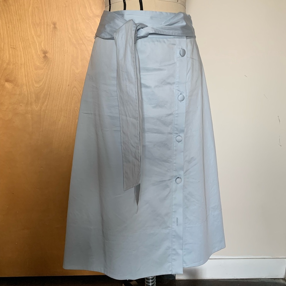 Club Monaco Light Blue Skirt with Belt